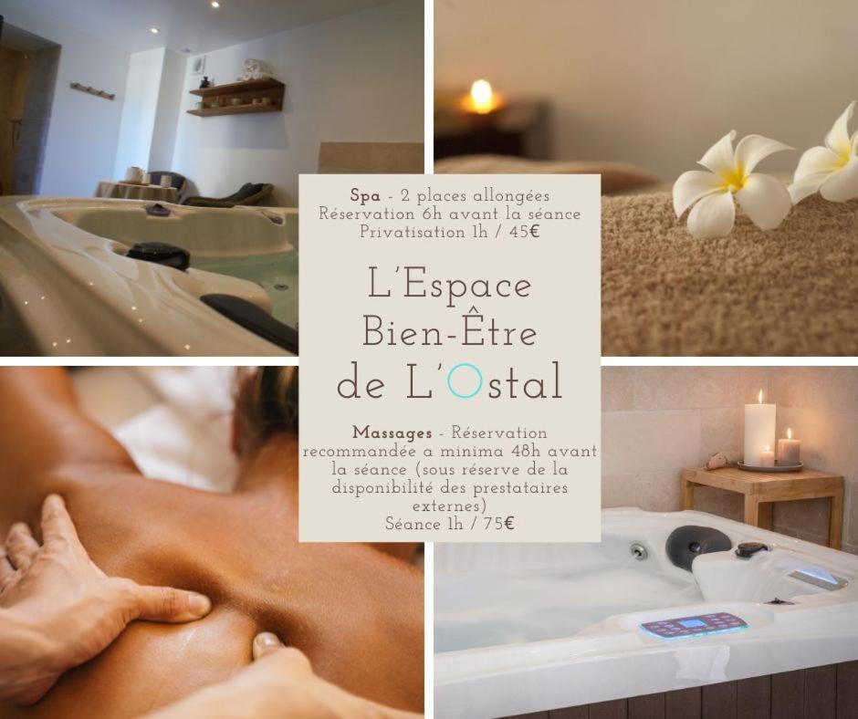 L'Ostal - Bed & Breakfast - Chambres Et Suites De 25 A 40M2 - Spa Saint-Hilaire-dʼOzilhan المظهر الخارجي الصورة